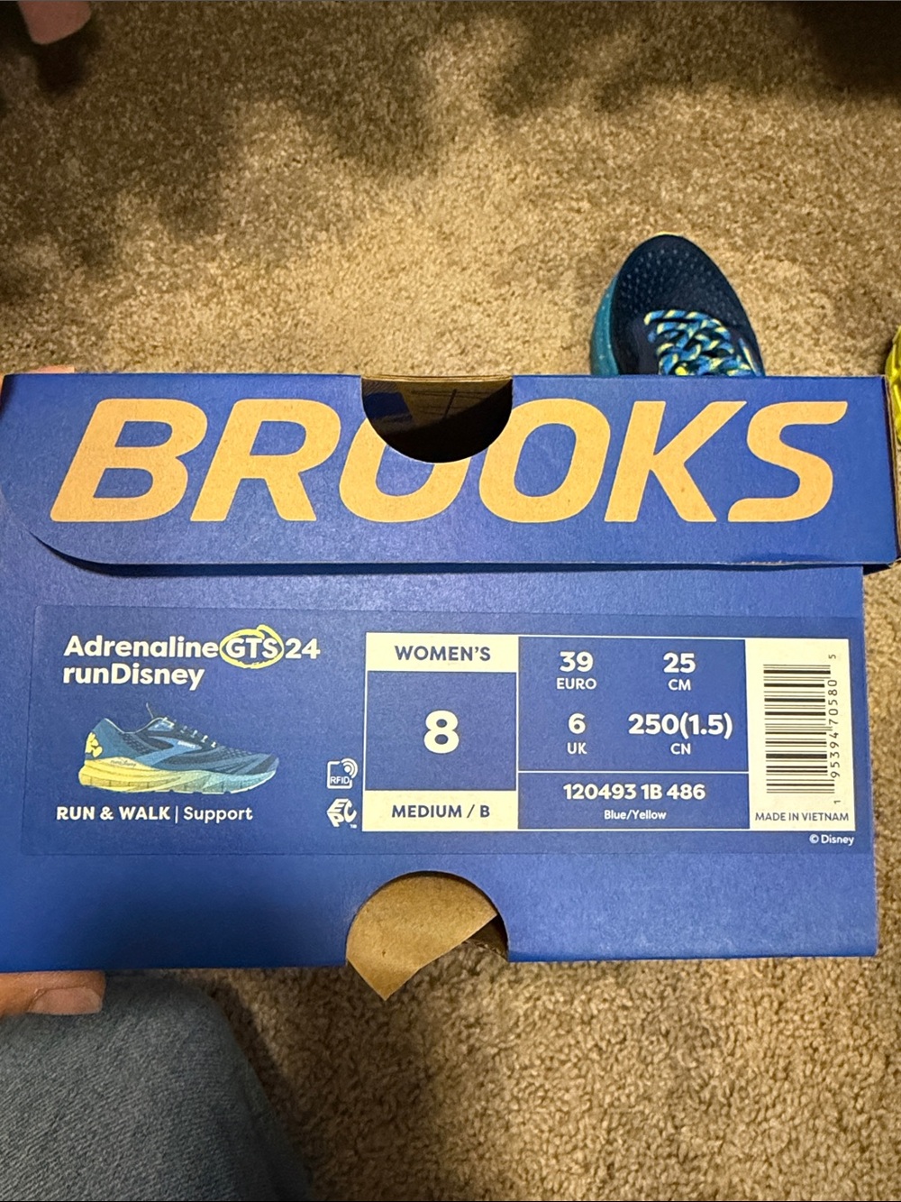 New Brooks Adrenalin GTS 24 Run Disney - Picture 2 of 4